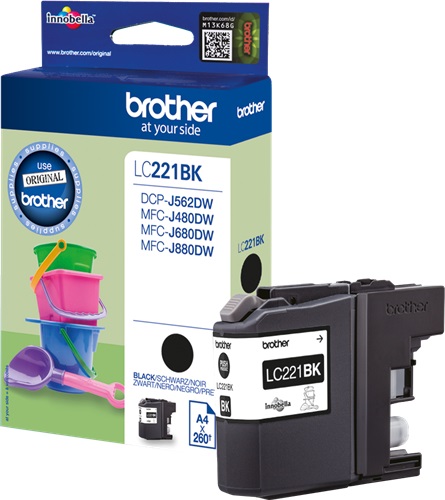 Cartuccia BROTHER originale  LC-221BK