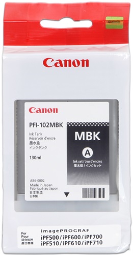 Cartuccia CANON originale  0894B001, PFI-102MBK