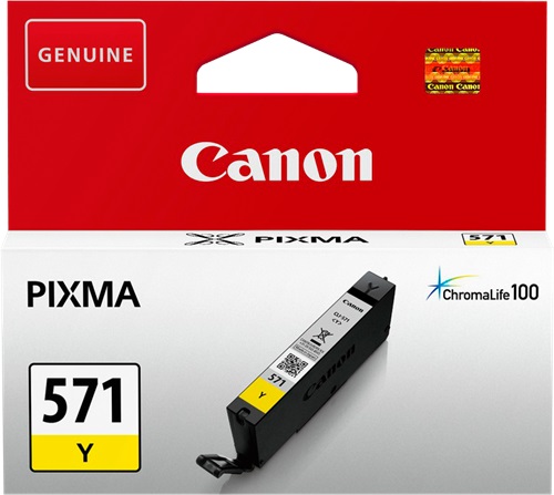 Cartuccia CANON originale  0388C001, CLI-571Y