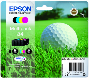 Cartuccia EPSON originale  34, C13T34664010