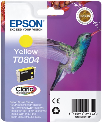 Cartuccia EPSON originale  C13T08044010, C13T08044011, T0804