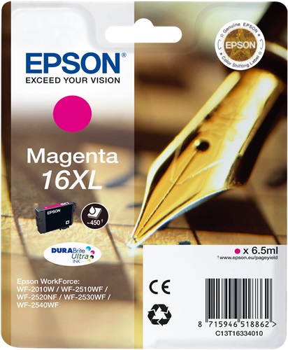 Cartuccia EPSON originale  16XL, C13T16334010, C13T16334012