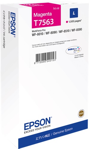 Cartuccia EPSON originale  C13T756340, T7563