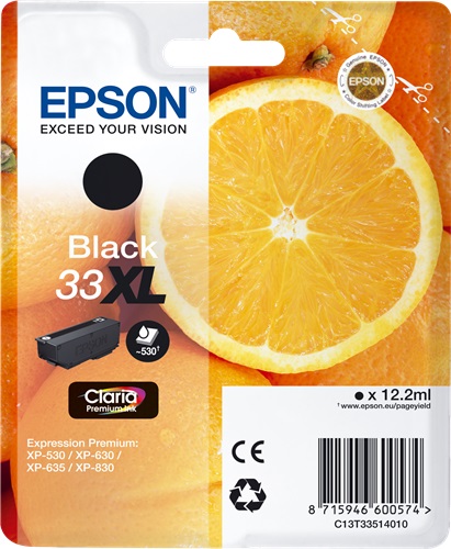 Cartuccia EPSON originale  33XL, C13T33514010, C13T33514012