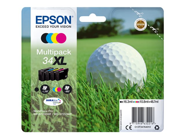 Cartuccia EPSON originale  34XL, C13T34764010