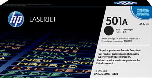 Toner Laser Originale HP  501A, Q6470A