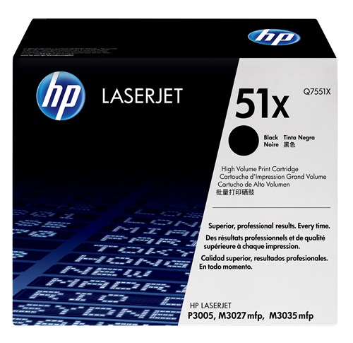 Toner Laser Originale HP  51X, Q7551X
