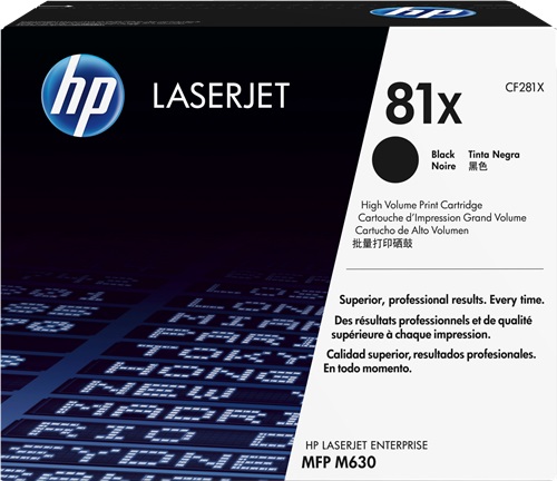 Toner Laser Originale HP  81X, CF281X