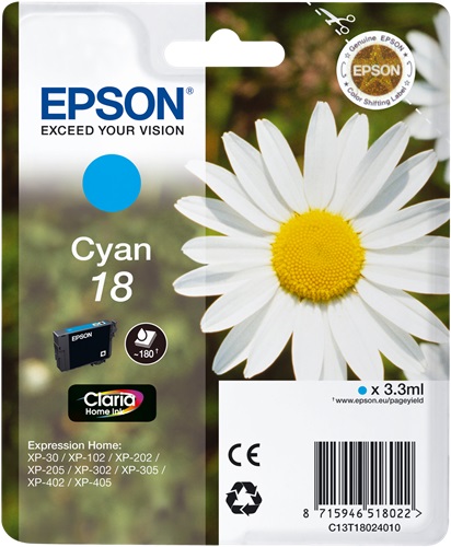 [IO-4607569] Cartuccia EPSON originale  18, C13T18024010, C13T18024012