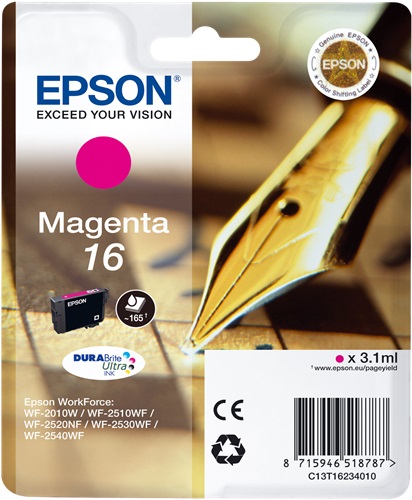 [IO-4607796] Cartuccia EPSON originale  16, C13T16234010, C13T16234012