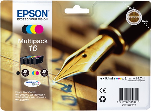 [IO-4607798] Cartuccia EPSON originale  16, C13T16264010, C13T16264012