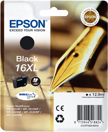 [IO-4607799] Cartuccia EPSON originale  16XL, C13T16314010, C13T16314012