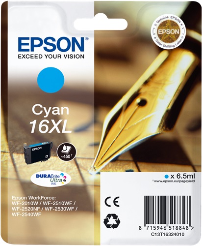 [IO-4607800] Cartuccia EPSON originale  16XL, C13T16324010, C13T16324012