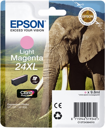 [IO-4607816] Cartuccia EPSON originale  24XL, C13T24364010, C13T24364012