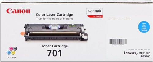 [TO-4606064] Toner Laser Originale CANON  701C, 9286A003