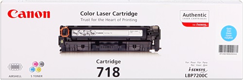 [TO-4607187] Toner Laser Originale CANON  2661B002, 718 C