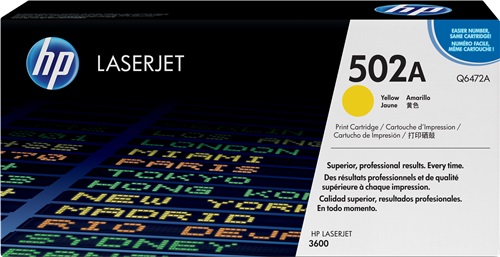 [TO-4602447] Toner Laser Originale HP  502A, Q6472A