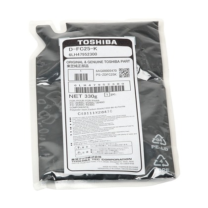[1550191] Cartuccia Developer Originale TOSHIBA  6LH47952300, 6LJ04811300, D-FC25-K