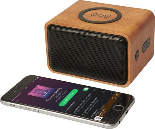 [PF-12400700] Speaker legno e ricarica wireless